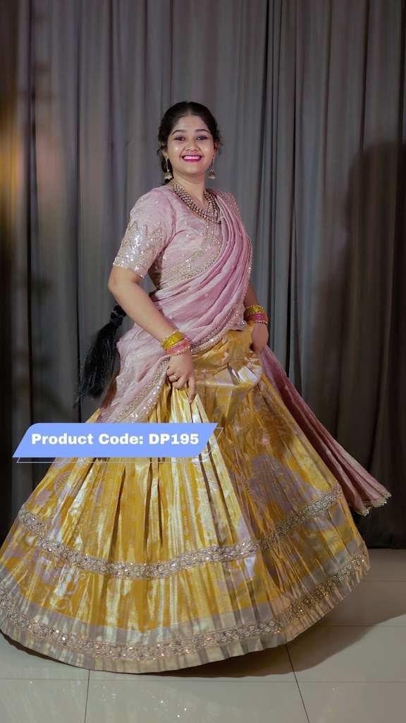 Premium Pattu Ready-Wear Half Saree