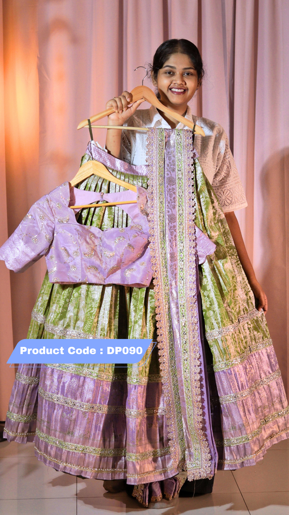 Premium Pattu Ready-Wear Half Saree