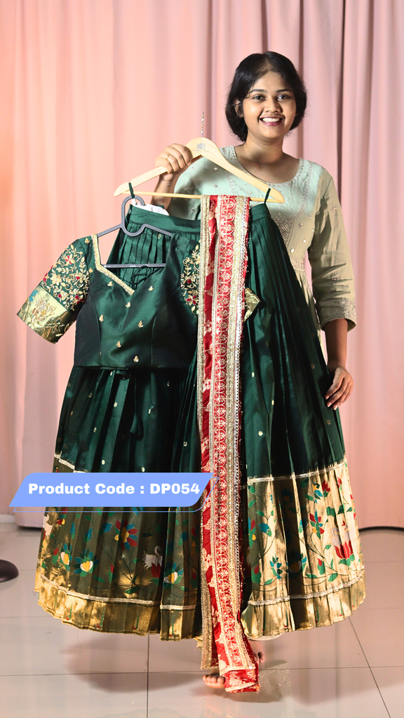 Premium Pattu Ready-Wear Half Saree